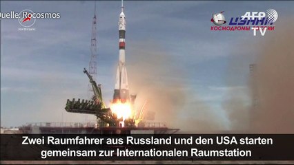 Russischer und US-Astronaut starten gemeinsam zur ISS