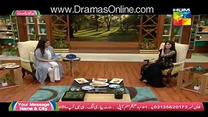 Sajal Ali Singing in Sanam Jung’s Morning Show
