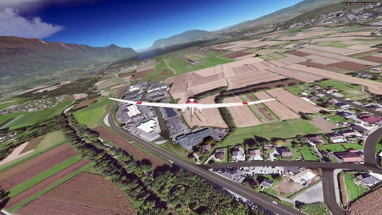 XPlane11 LFLB Chambery Aix les Bains Tour de terrain en Phoenix VSKYLABS