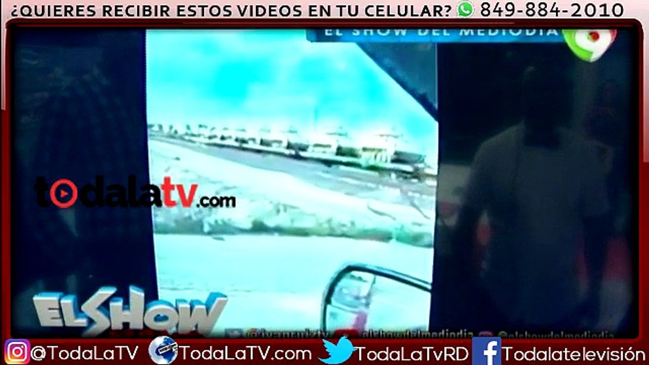 Un Tren transportando tanques de guerras hacia Texas-El Show Del Mediodía-Video