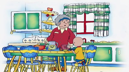 Caillou Can Make Fruit Juice! - Cartoon for Kids