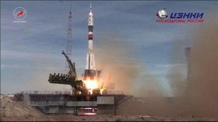 Espace : un Russe et un Américain en route vers l'ISS
