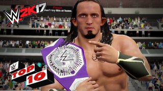 Dramatic High Flying Dives- WWE 2K17 Top 10