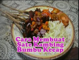 Resep Sate Kambing Bumbu Kecap