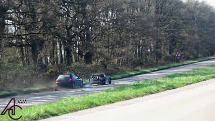 Morgan Pulls Out On Car - HUGE IMPACT!