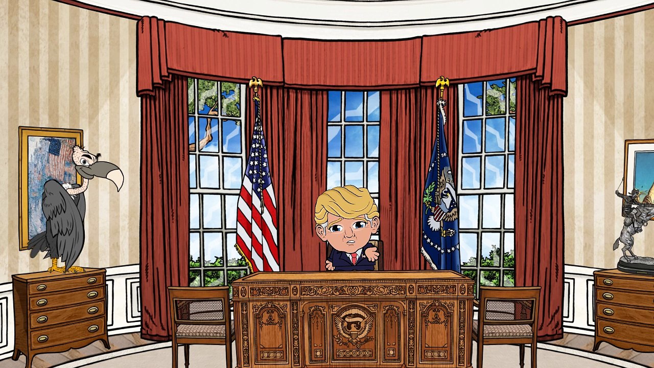 TRUMP JUMPS A LOT