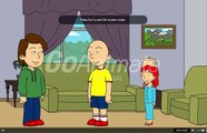 Caillou poops on Rosie and gets grounded