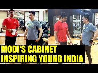 PM Modi cabinet ministers Rijiju & Rathore inspire young India, Watch Video | Oneindia News