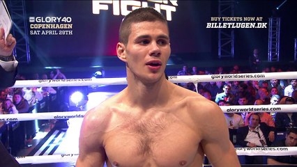 GLORY 40 Copenhagen: Niclas Larsen Ticket Feature