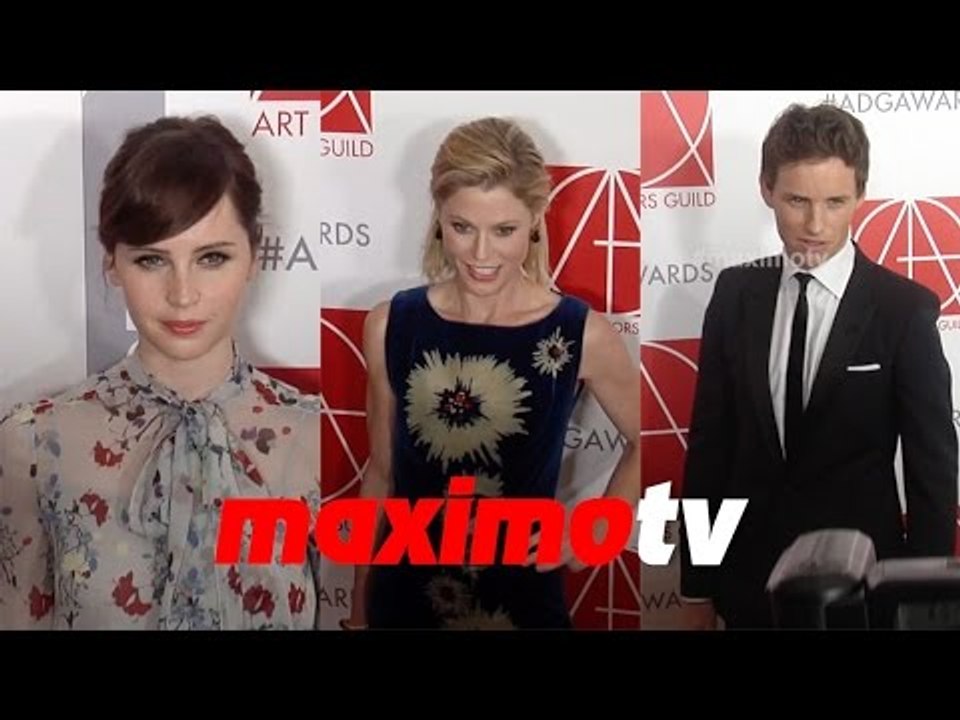 Felicity Jones, Eddie Redmayne, Julie Bowen, Mayim Bialik Art Directors Guild Awards 2015