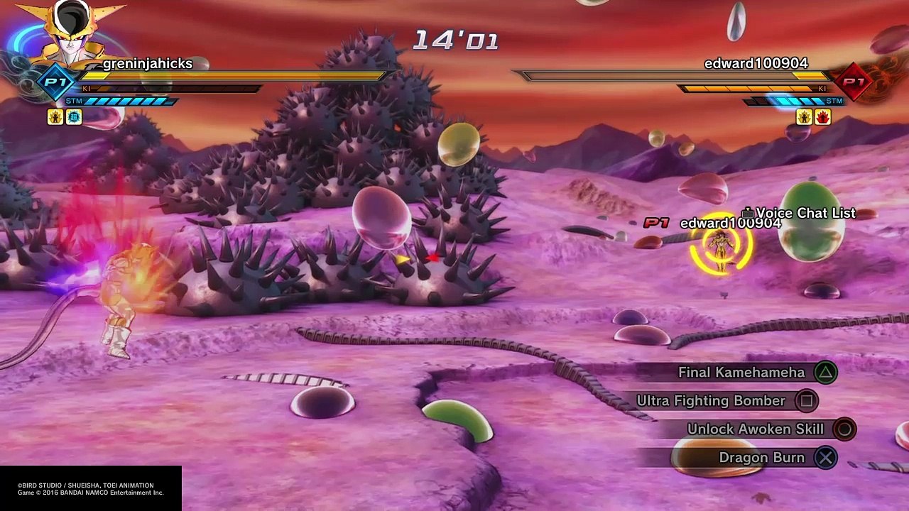 Dragon ball xenoverse 2 battles with Edward