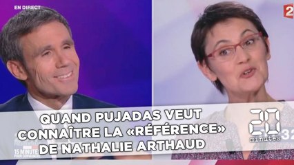 Quand Pujadas veut absolument connaître la «référence» de Nathalie Arthaud