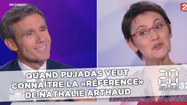 Quand Pujadas veut absolument connaître la «référence» de Nathalie Arthaud