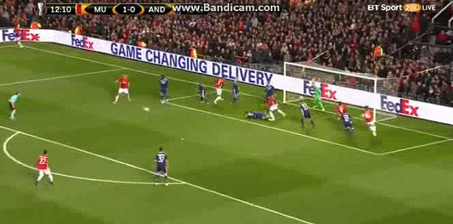 Jesse Lingard Super Chance HD - Manchester United 1-0 Anderlecht - 20.04.2017 HD