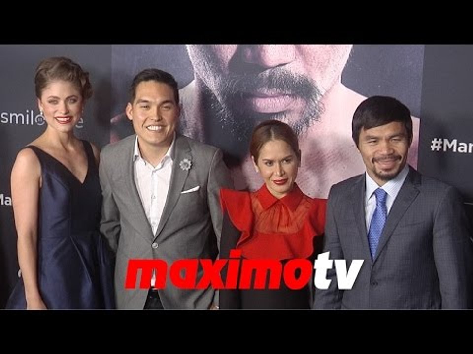 MANNY Premiere Manny Pacquiao, Christina Milian, Sugar Ray Leonard, Jeremy Piven ARRIVALS