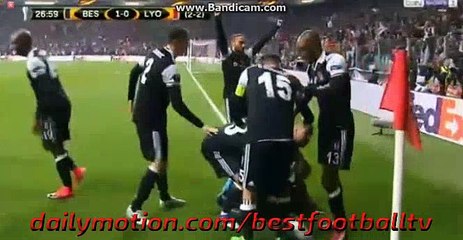 Talisca Goal HD - Besiktas 1-0 Lyon - 20.04.2017 HD