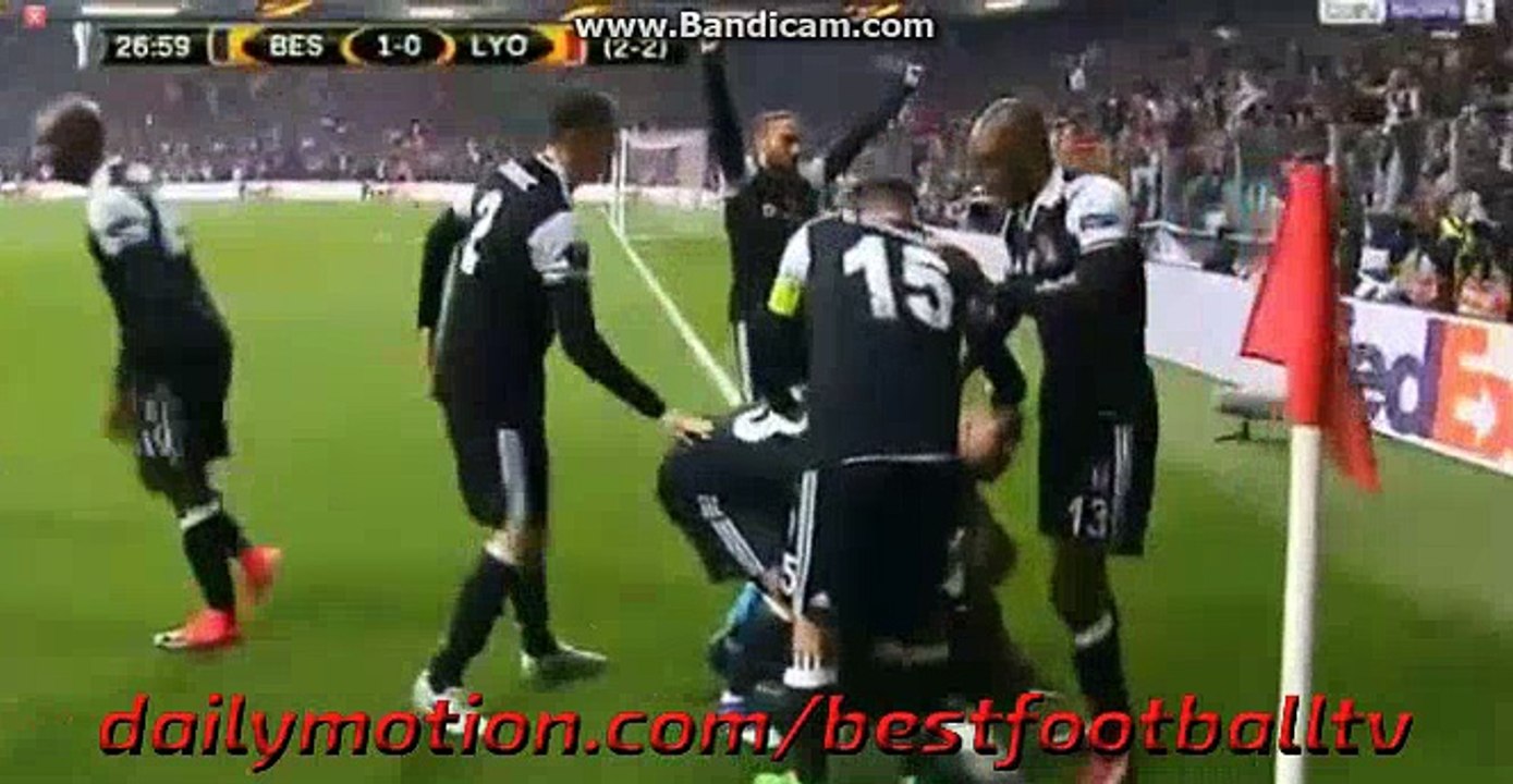 Talisca Goal HD - Besiktas 1-0 Lyon - 20.04.2017 HD