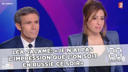 Léa Salamé: «Je n'ai pas l'impression que l'on soit en Russie ce soir»