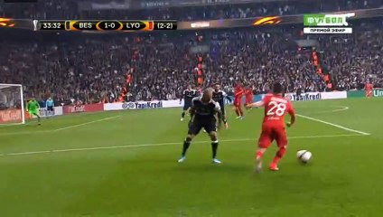 Alexandre Lacazette Super Goal HD - Besiktas 1-1 Lyon 20.04.2017