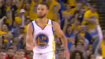 Steph Curry CELEBRATES 3-Pointer with Stone Cold Steve Austin Walk - OH, HELL YEAH!