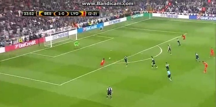 Lacazette Goal HD - Besiktas 1-1 Olympique Lyonnais - 20.04.2017 HD