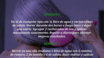 SI QUIERES OCULTAR TUS CANAS, UTILIZA UNO DE ESTOS REMEDIOS TOTALMENTE NATURALES