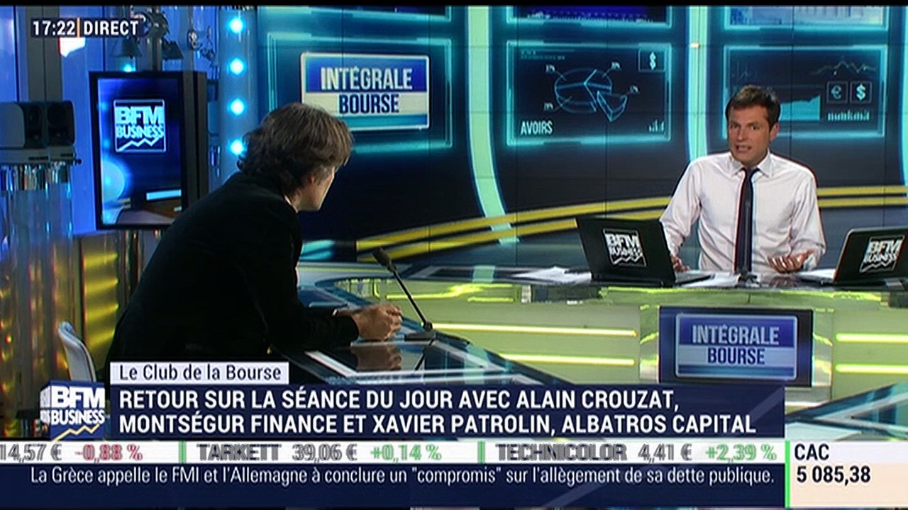 Le Club de la Bourse: Xavier Patrolin, Alain Crouzat et Jean-Louis Cussac - 20/04