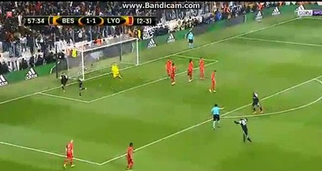 Talisca 2nd Goal HD - Besiktas 2-0 Olumpique Lyon - 20.04.2017 HD