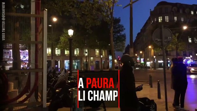 Torna la paura a Parigi, spari sugli Champs-Élysées