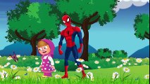 maşa ve koca ayi - maşa ağlıyor ve spiderman ona tatli veriyor !!! 2