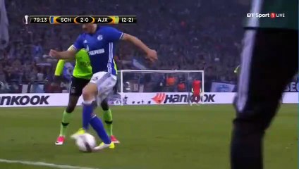 Joël Veltman Red Card HD - Schalke 04 2-0 Ajax - 20.04.2017 HD