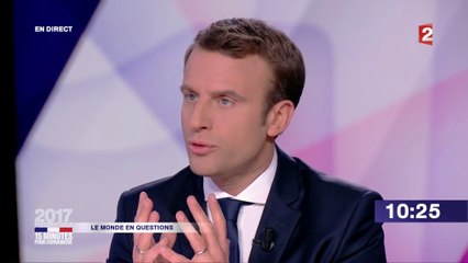 REPLAY. Présidentielle : revivez le passage d'Emmanuel Macron dans "15 minutes pour convaincre" sur France 2