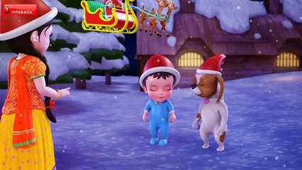 Jingle Bells _ Telugu Rhyme ren _ Infobells