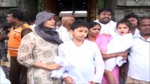 Namrata Shirodkar Headshave Bald in Tirumala