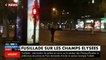 Premières images de l'attaque d'un car de police sur les Champs Elysées (CNews)