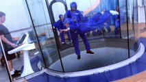 Fabien dans le simulateur de chute libre RipCord by iFLY, Ovation of the Seas, 21/06/16