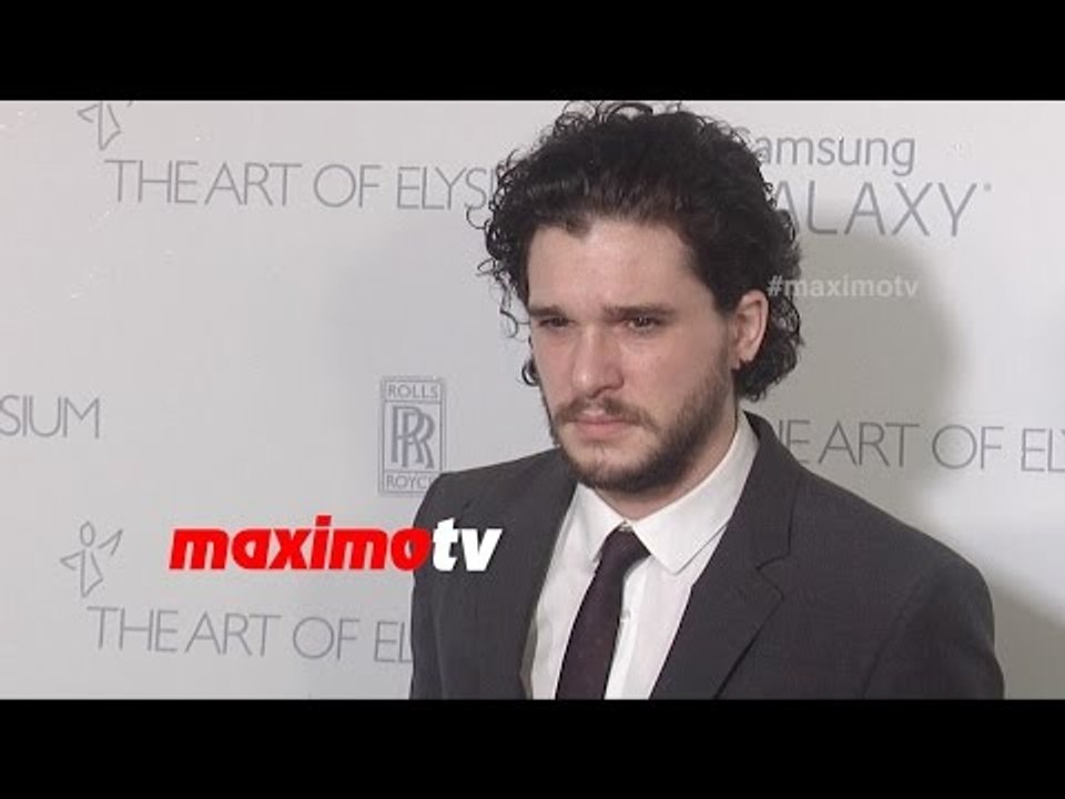 Kit Harington | The Art of Elysium HEAVEN Gala 2015 | Red Carpet | MaximoTV Broll