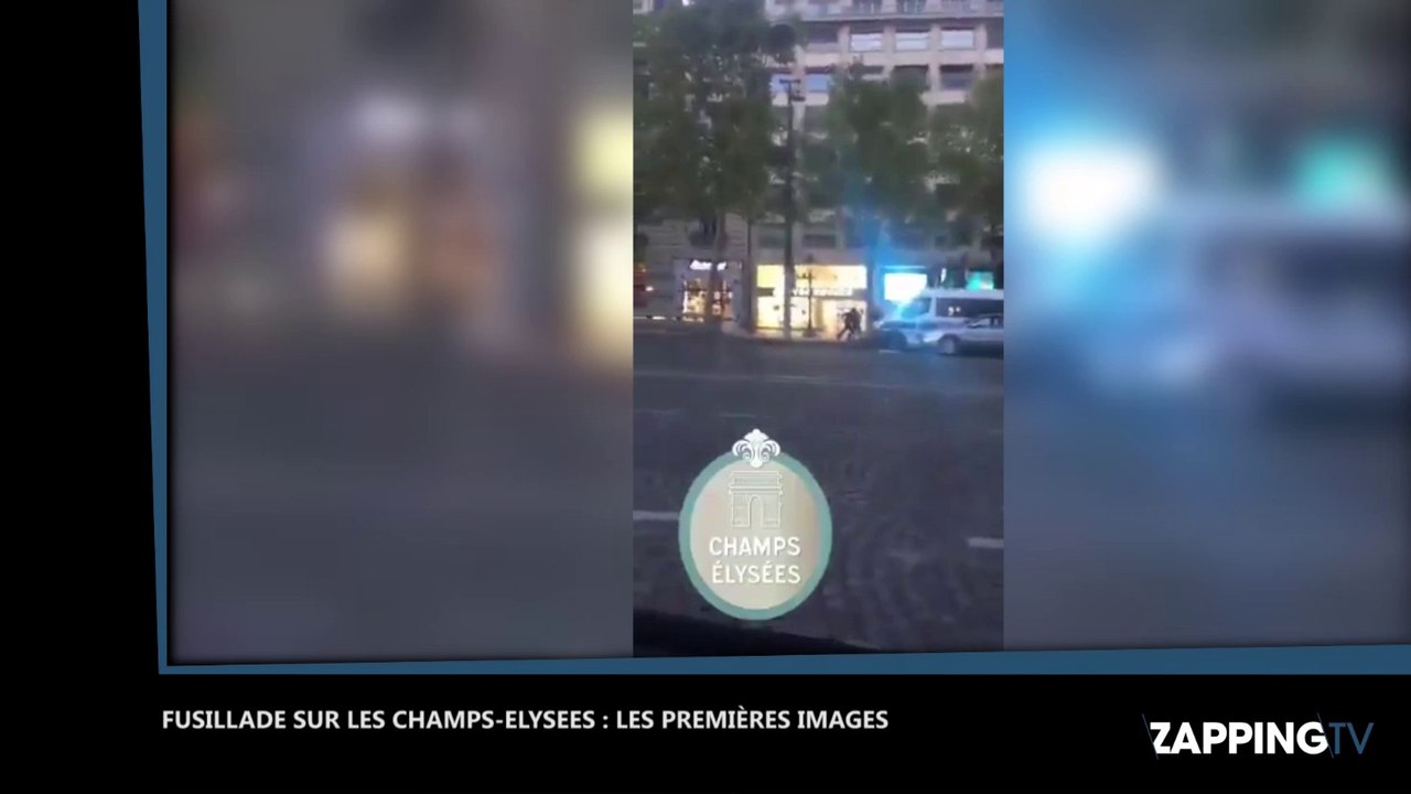 Fusillade sur les Champs-Elysées : les premières images (vidéo)
