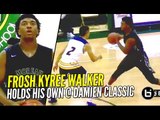 Freshman Kyree Walker Playing HIGH Level Varsity Basketball at Damien Classic!