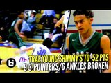 TRAE YOUNG PUTS UP 52 POINTS W/9 THREE’S & 6 ANKLE BREAKERS!