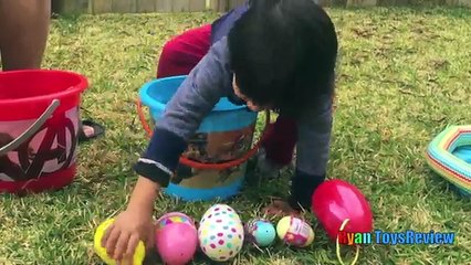 EASTER EGG HUNT FOR KIDS SURPRISE EGGS Toys! Disney Cars, Thomas & Friends, Spiderman, Paw