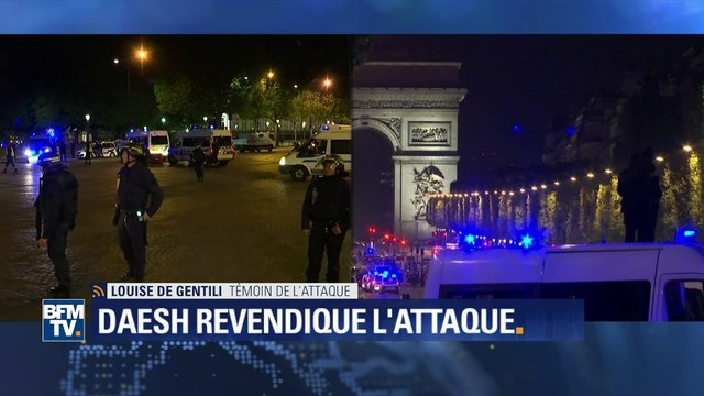 Coups de feu sur les Champs-Elysées: C'est allé très vite, j'ai vu des gens se lever affolés