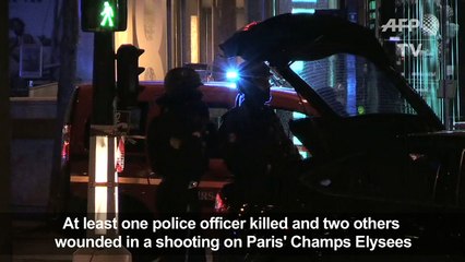 One policeman killed, two wounded in Champs Elysees shooting
