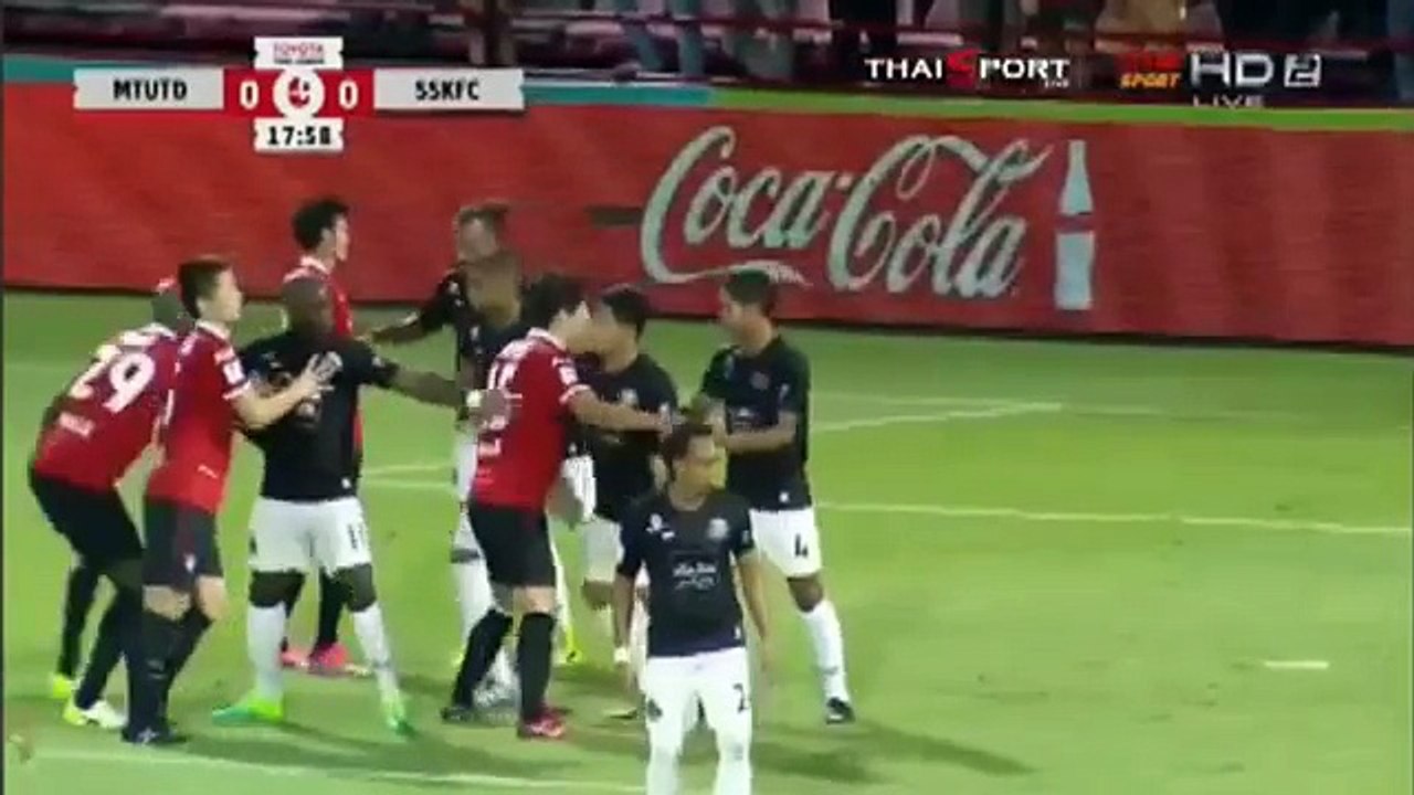Muang Thong Utd 1:0 Sisaket (Thai Premier League. 19 April 2017)