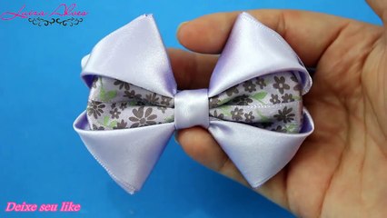 DIY Satin ribbon bow style