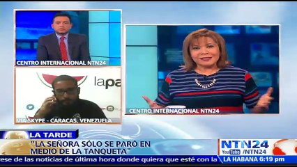 “Ninguno sabe nada al respecto de la señora”: Regulo Gómez fotógrafo venezolano, sobre el paradero de una manifestante que se plantó frente a una tanqueta este 19A