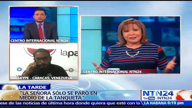 “Ninguno sabe nada al respecto de la señora”: Regulo Gómez fotógrafo venezolano, sobre el paradero de una manifestante que se plantó frente a una tanqueta este 19A