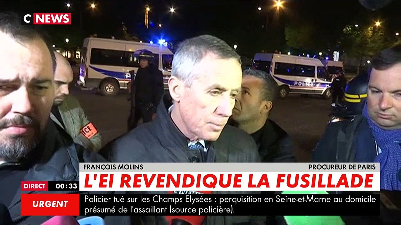 François Molins s'exprime