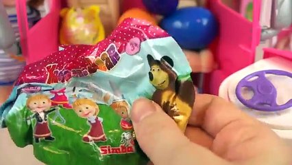 Baby doll and Surprise eggs camping car playing with Orbeez and Kider Joy toys