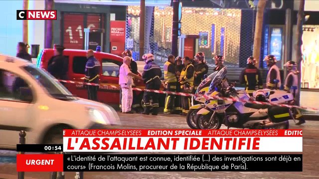 Attaque sur les Champs-Elysées : le résumé des faits